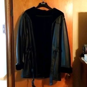 Womens Leather Coat